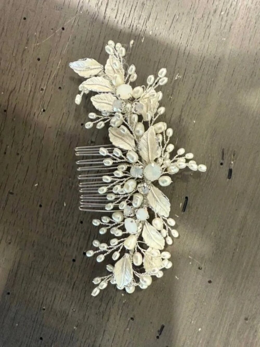 Twigs & Honey Freshwater Pearl & Opal Bridal Hair Comb – Anthropologie